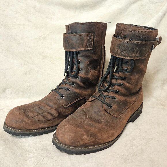 Oscar by Alpinestars Firm Drystar Men's Motorcycle Boots Men's Size 12 - Picture 1 of 7